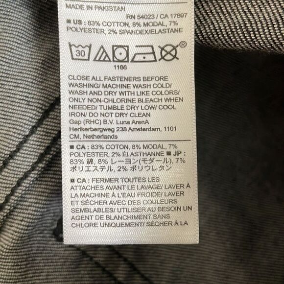 Banana Republic MID-RISE SKINNY JEAN Black size 28/6 Petite NWT Retail $80 - Picture 10 of 10